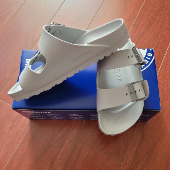 Birkenstock Women's Arizona Stealth Buckle EVA - Stone Coin - Picture 3 of 7